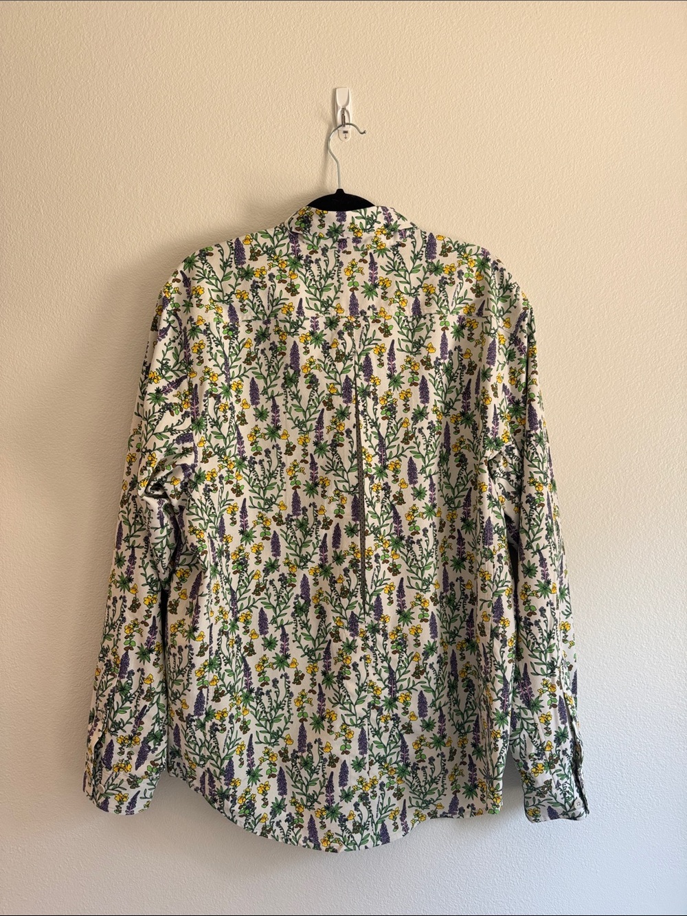 Nike ACG Snowgrass Floral Dri-FIT UV Button Down Shirt M Relaxed Oversized NWOT - Picture 3 of 6